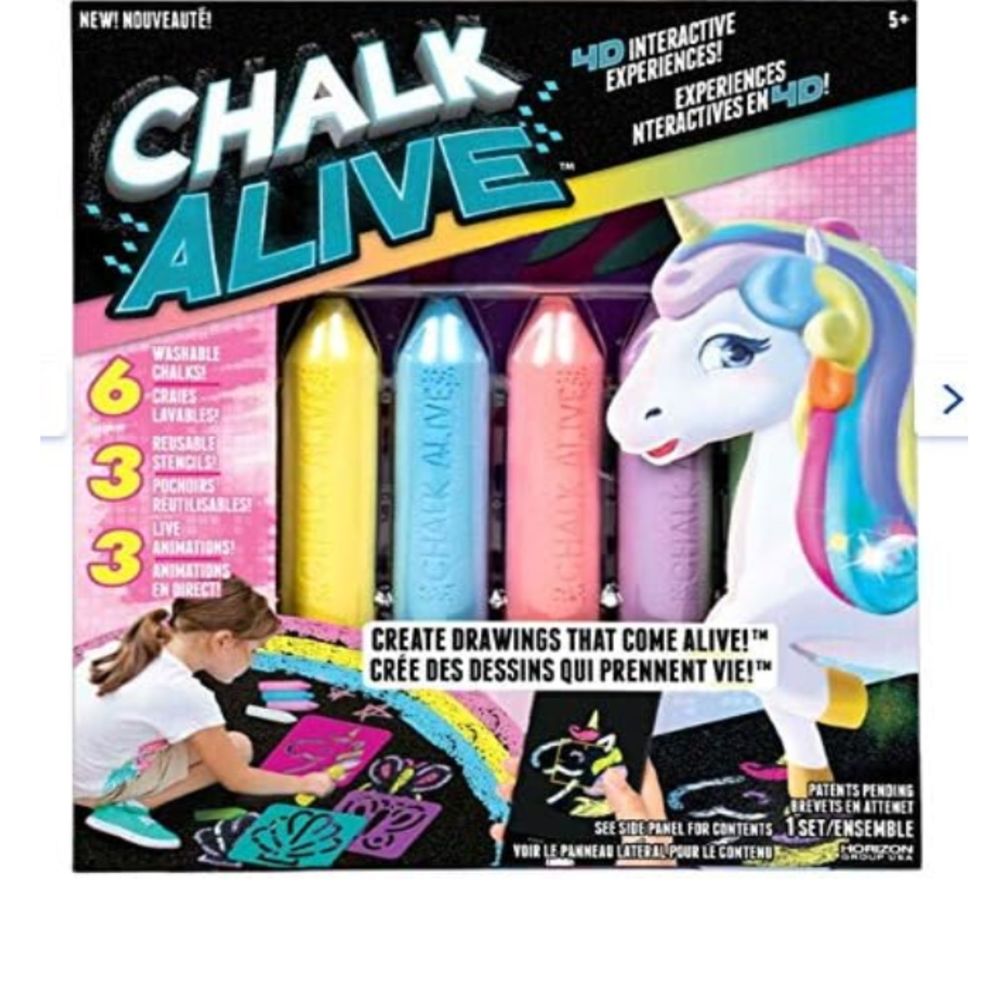 Chalk Alive Unicorn Mermaid Butterfly Kit Distressed Packaging